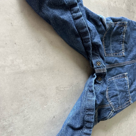 GAP Blue Denim Overalls Classic Bib Style - Picture 4 of 5